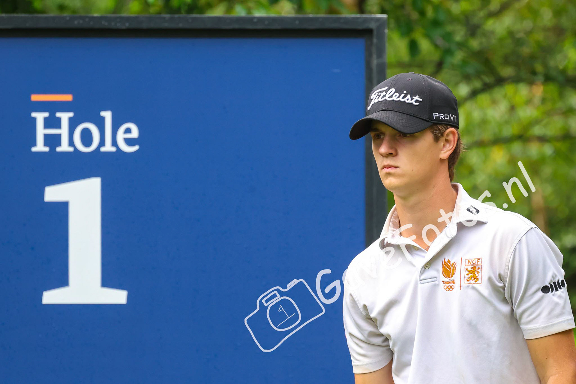 DERKSEN, Abel (Koninklijke Haagsche Golf &amp; Country Club) 01/08/2025 NK Strokeplay 2025, Hooge Graven Golfclub, Ommen, Nederland. 1-3 of August 2025. On the course  during the 1st round of the NK Strokeplay 2025.