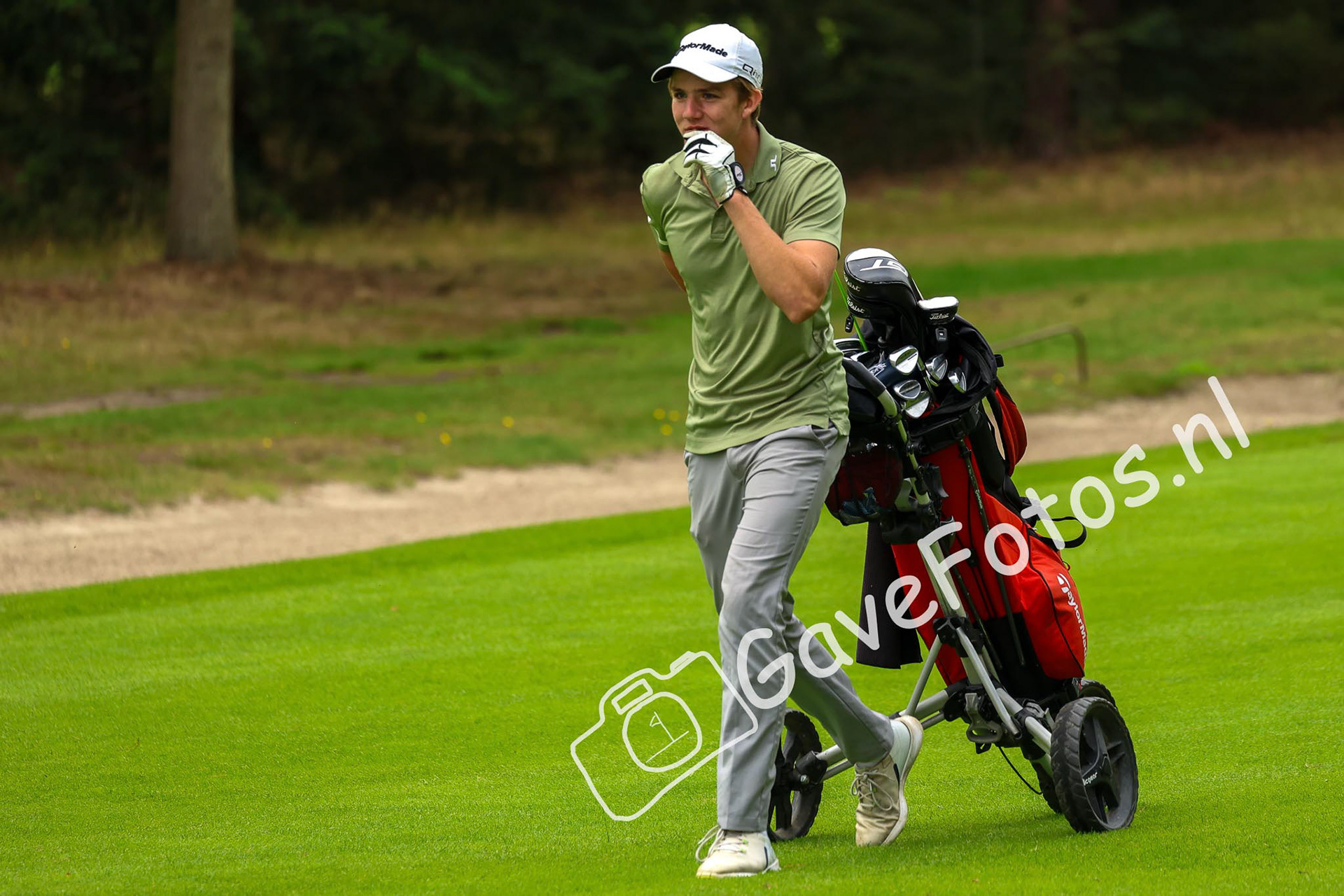 WRIGHT, Casper (Koninklijke Haagsche Golf &amp; Country Club) 02/08/2025 NK Strokeplay 2025, Hooge Graven Golfclub, Ommen, Nederland. 1-3 of August 2025. On the course  during the 2st round of the NK Strokeplay 2025.