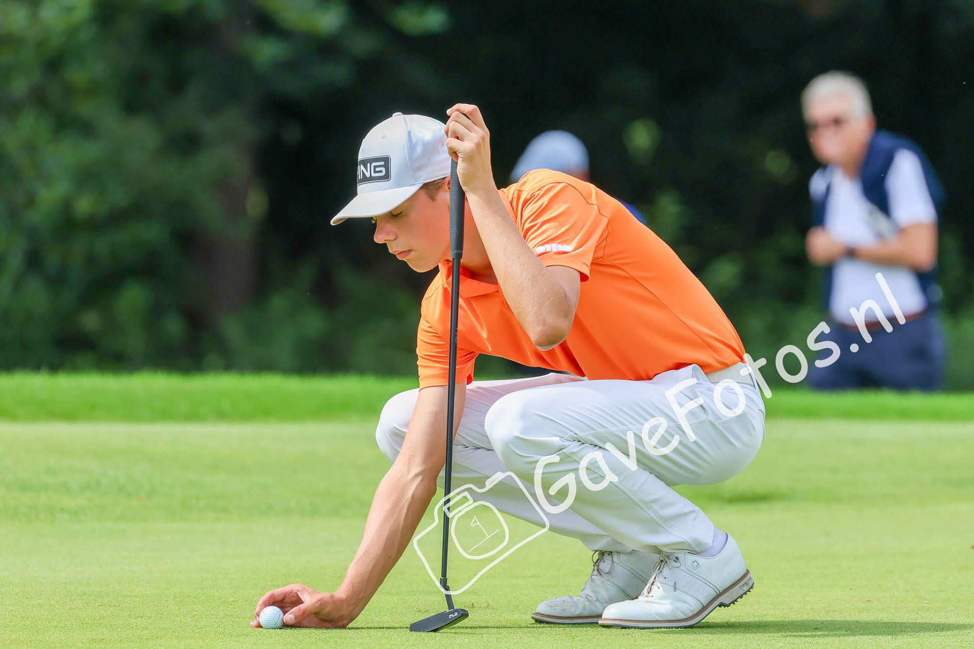 WERNER, Pieter (Eindhovensche Golf) 03/08/2025 NK Strokeplay 2025, Hooge Graven Golfclub, Ommen, Nederland. 1-3 of August 2025. On the course  during the final day of the NK Strokeplay 2025.
