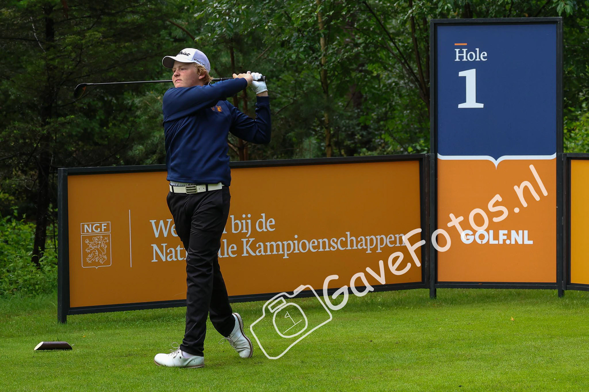 WICHMAN, Ischa (Golfclub Houtrak) 01/08/2025 NK Strokeplay 2025, Hooge Graven Golfclub, Ommen, Nederland. 1-3 of August 2025. On the course  during the 1st round of the NK Strokeplay 2025.