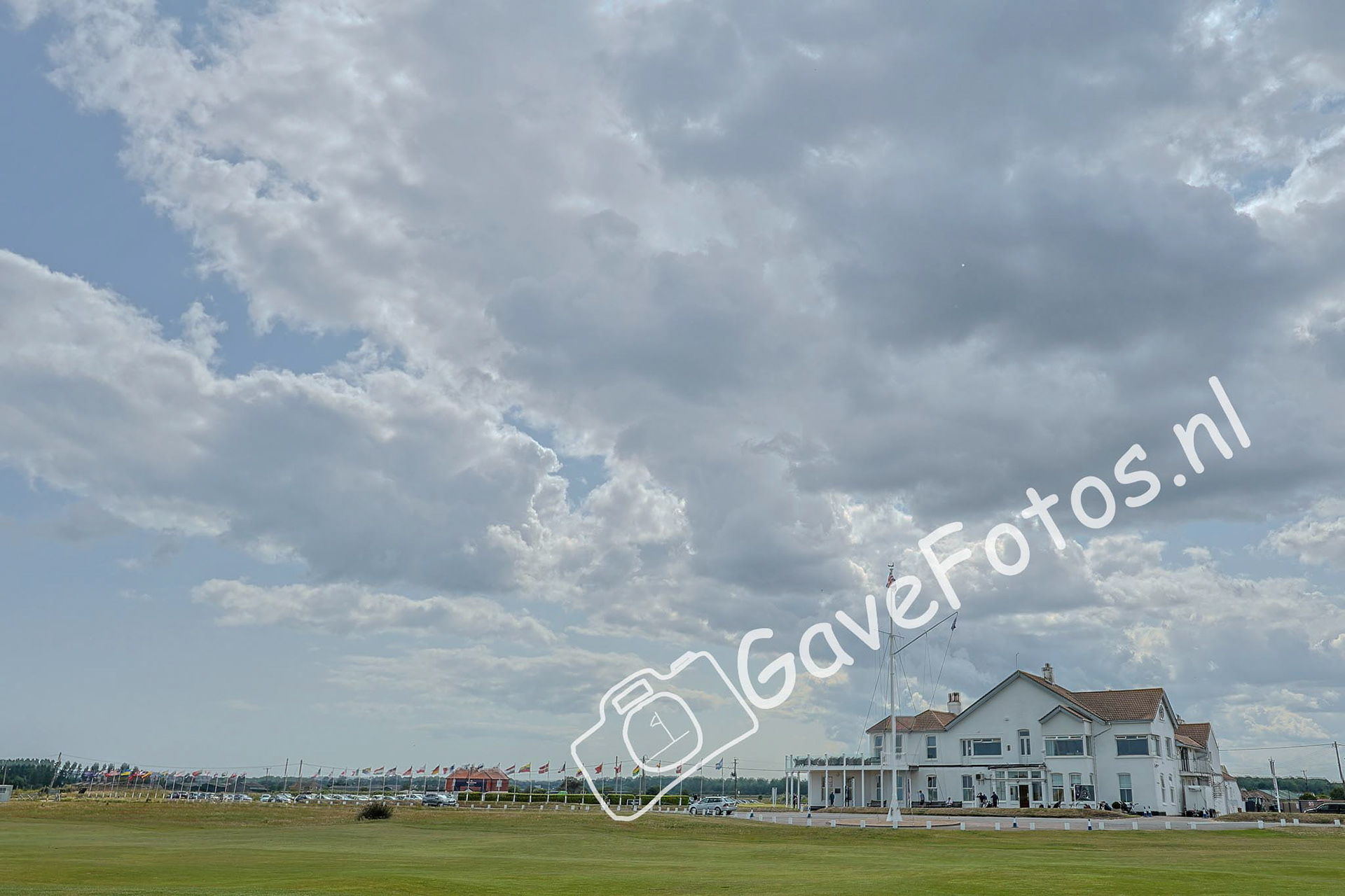 Het clubhuis van Royal Cinque Ports