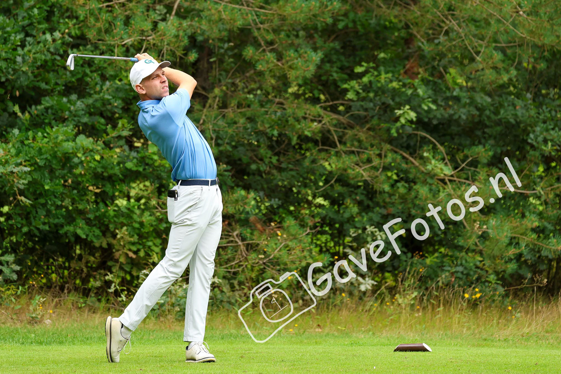 SAARI, Elias (The Duke) 02/08/2025 NK Strokeplay 2025, Hooge Graven Golfclub, Ommen, Nederland. 1-3 of August 2025. On the course  during the 2st round of the NK Strokeplay 2025.