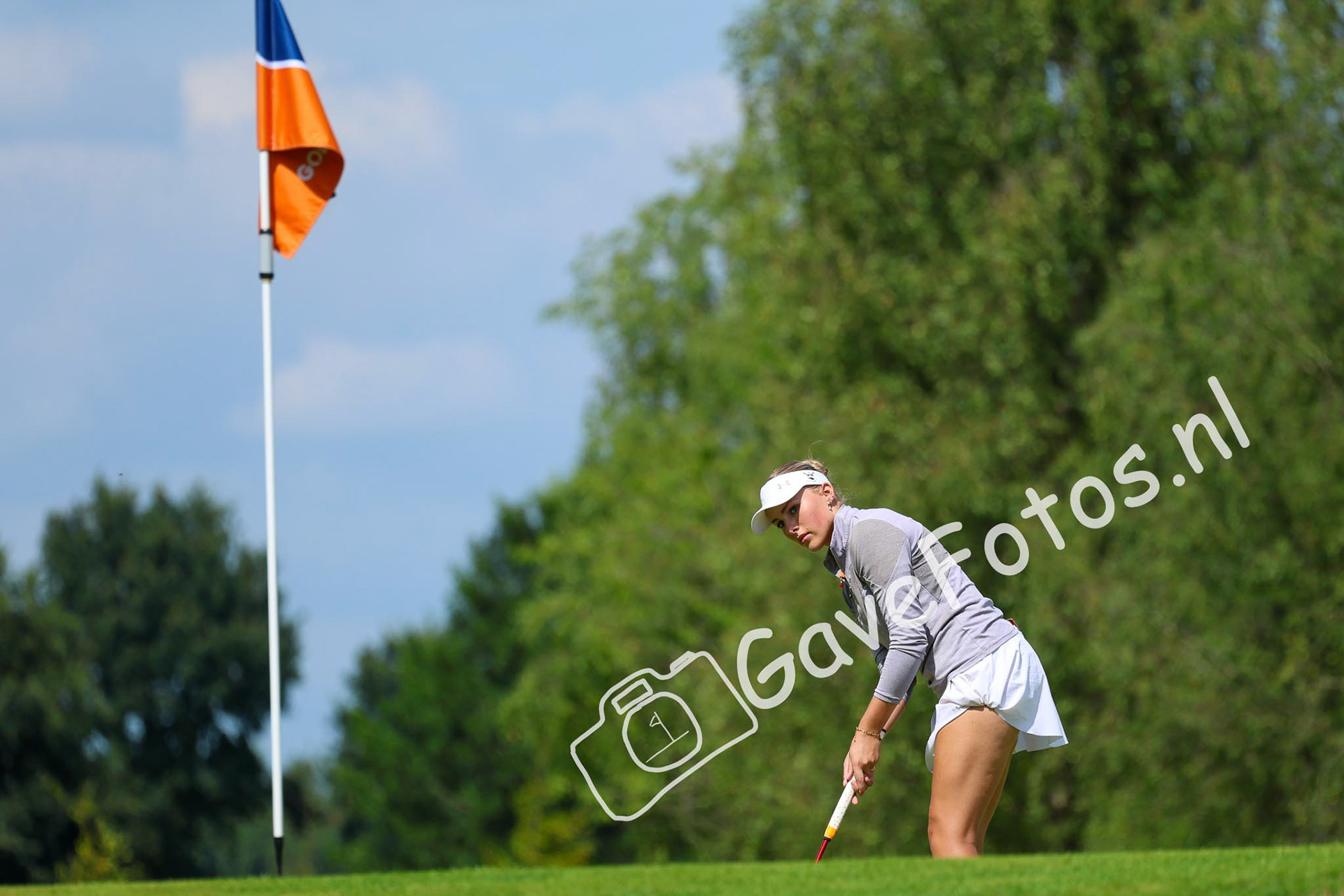 VAN BEEK, Fleur (Nunspeetse Golfvereniging De Verwaeyde Sandbergen) 03/08/2025 NK Strokeplay 2025, Hooge Graven Golfclub, Ommen, Nederland. 1-3 of August 2025. On the course  during the final day of the NK Strokeplay 2025.
