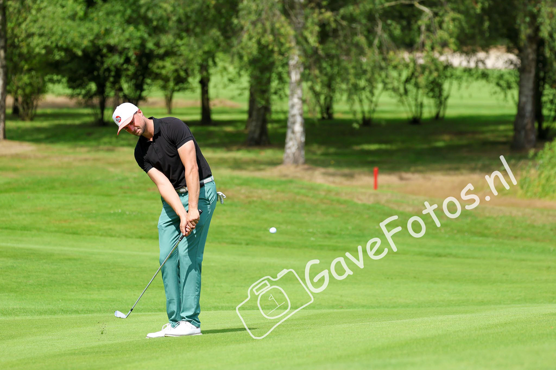 PRINS, Seve (Goyer Golf en Country Club) 03/08/2025 NK Strokeplay 2025, Hooge Graven Golfclub, Ommen, Nederland. 1-3 of August 2025. On the course  during the final day of the NK Strokeplay 2025.