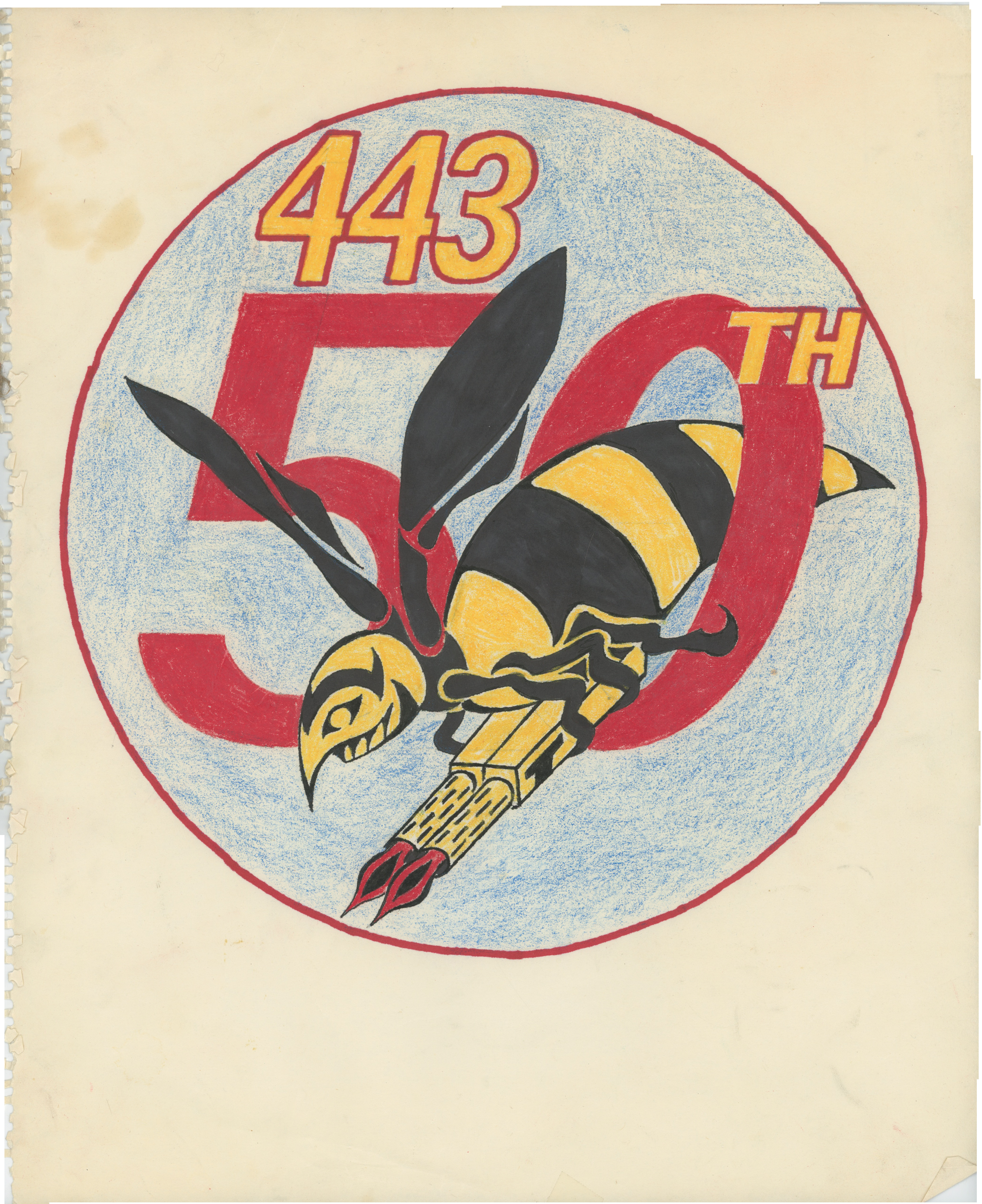 Nose art inspired shoulder patch idea.