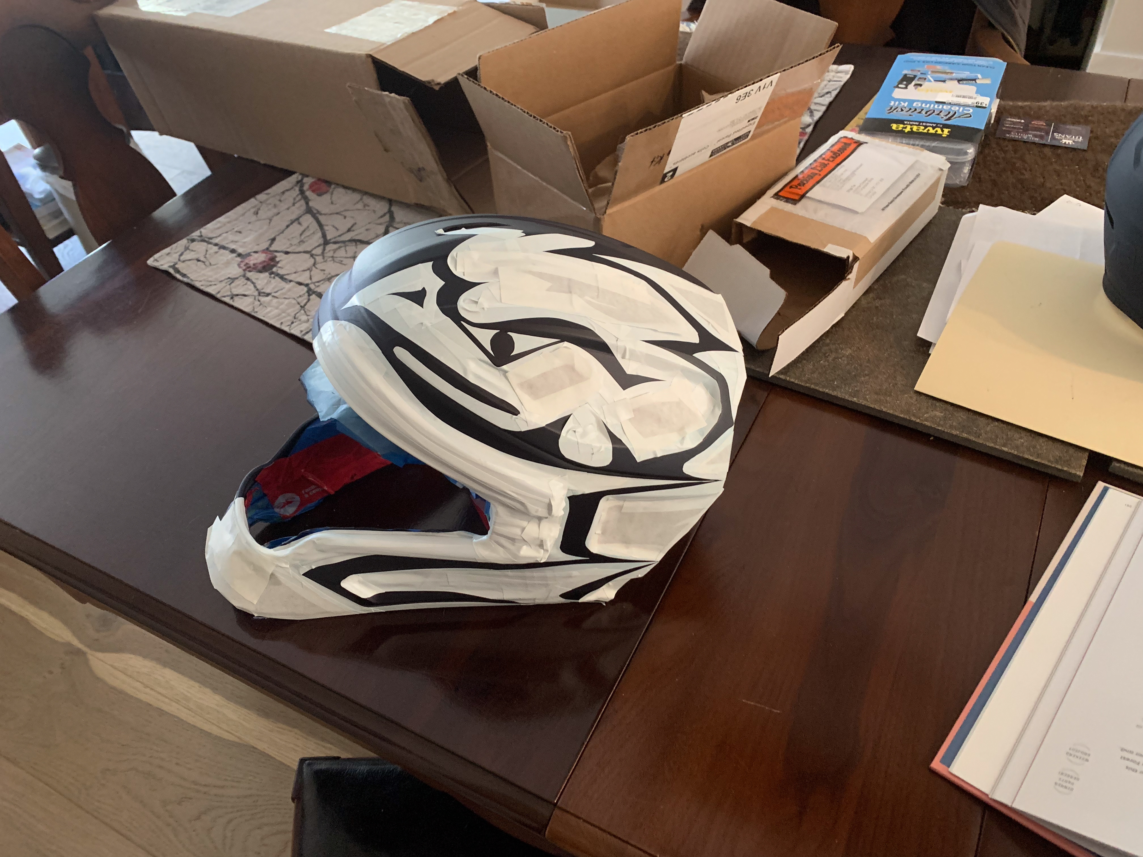 ...masked for white...