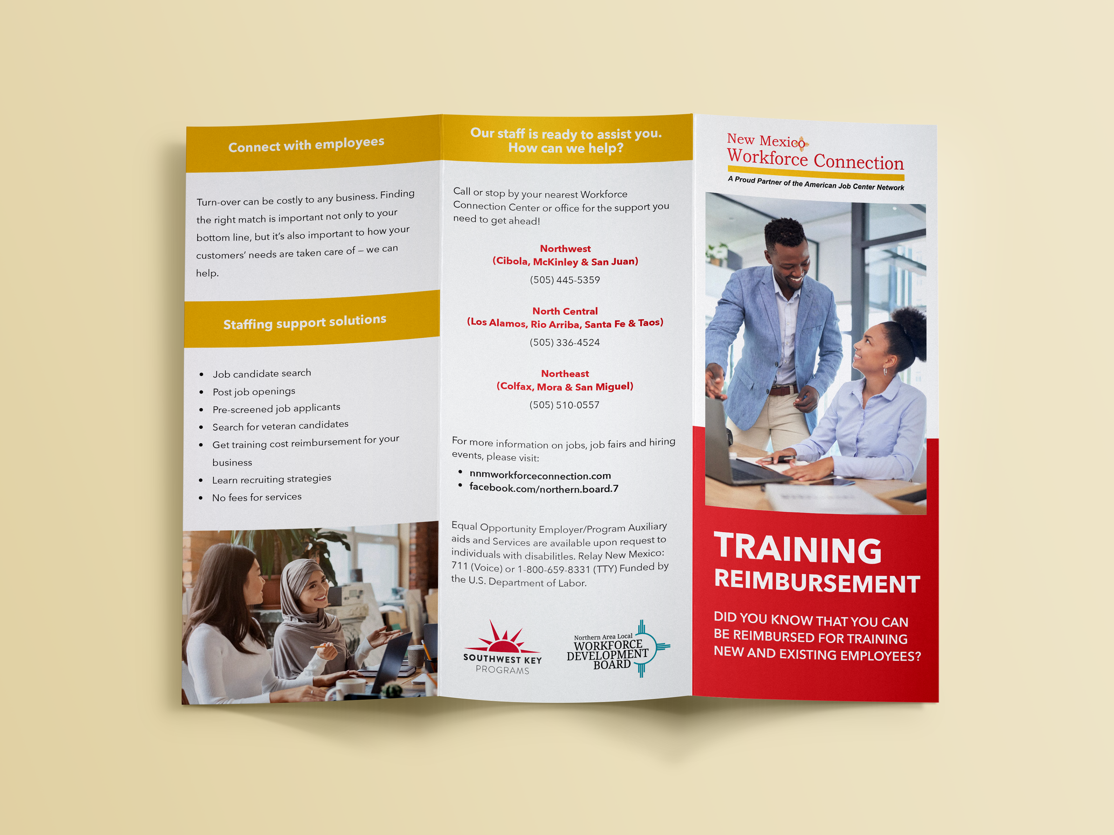 SWK and New Mexico Workforce Connection Brochure Outside