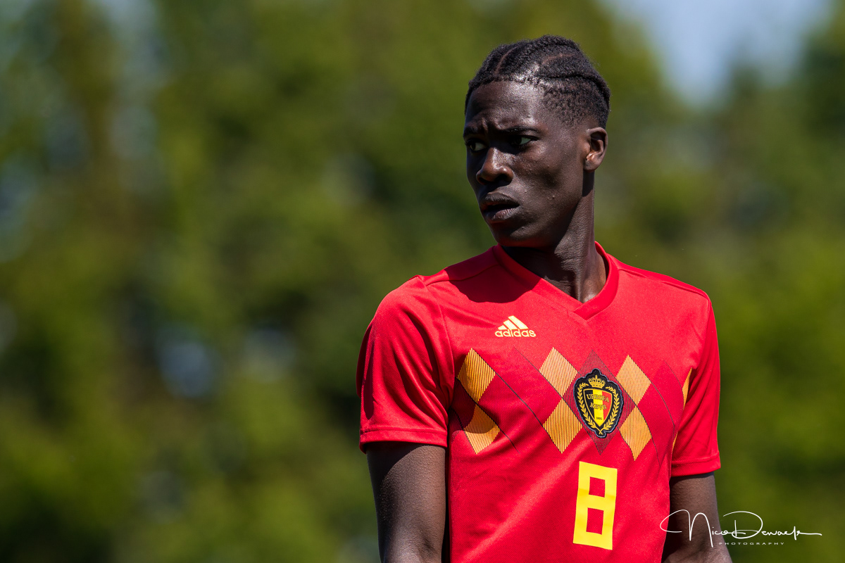 Amadou Onana (°2001) - U18 België - Duitsland (mei 2019)