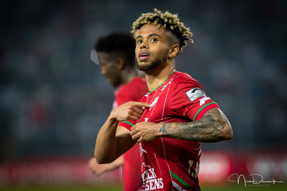 Theo Bongonda (SV Zulte Waregem - KV Kortrijk, 20 april 2018)
