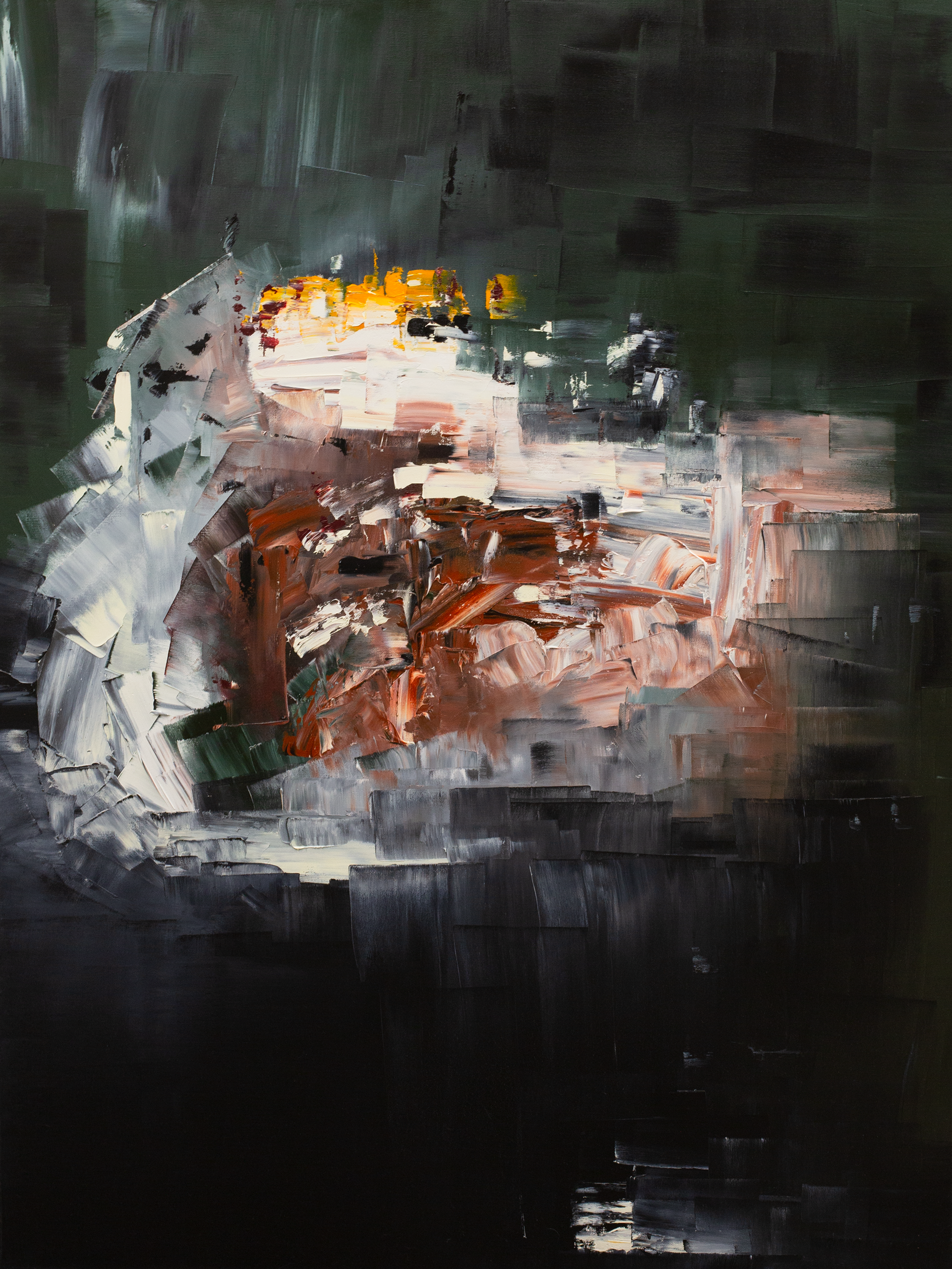 Moments: 29.X.19 "Nuit Fauve" [48” x 36”]