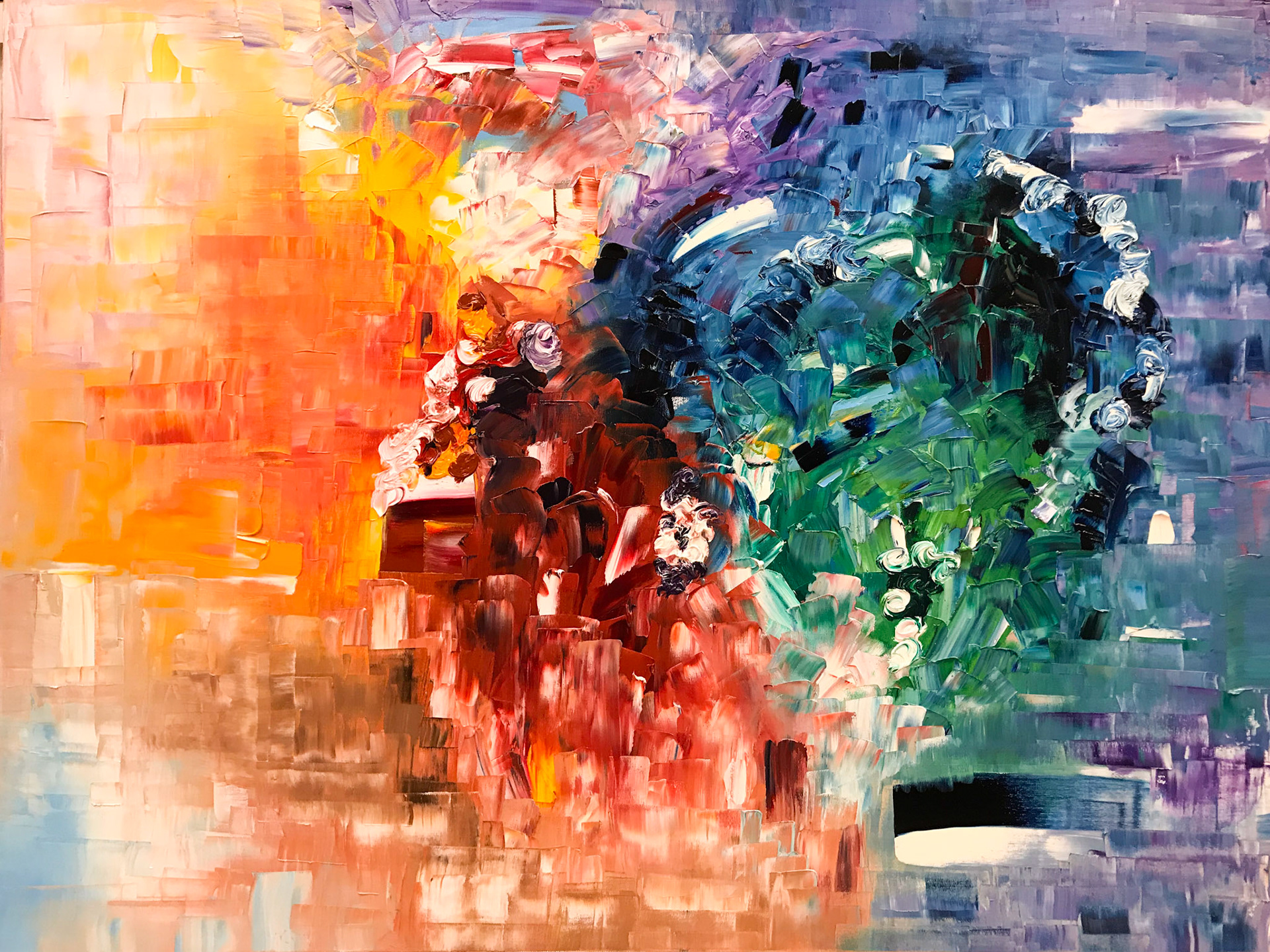 🟥 Moments: 27.XII.18 (S.R.) [36” x 48”]