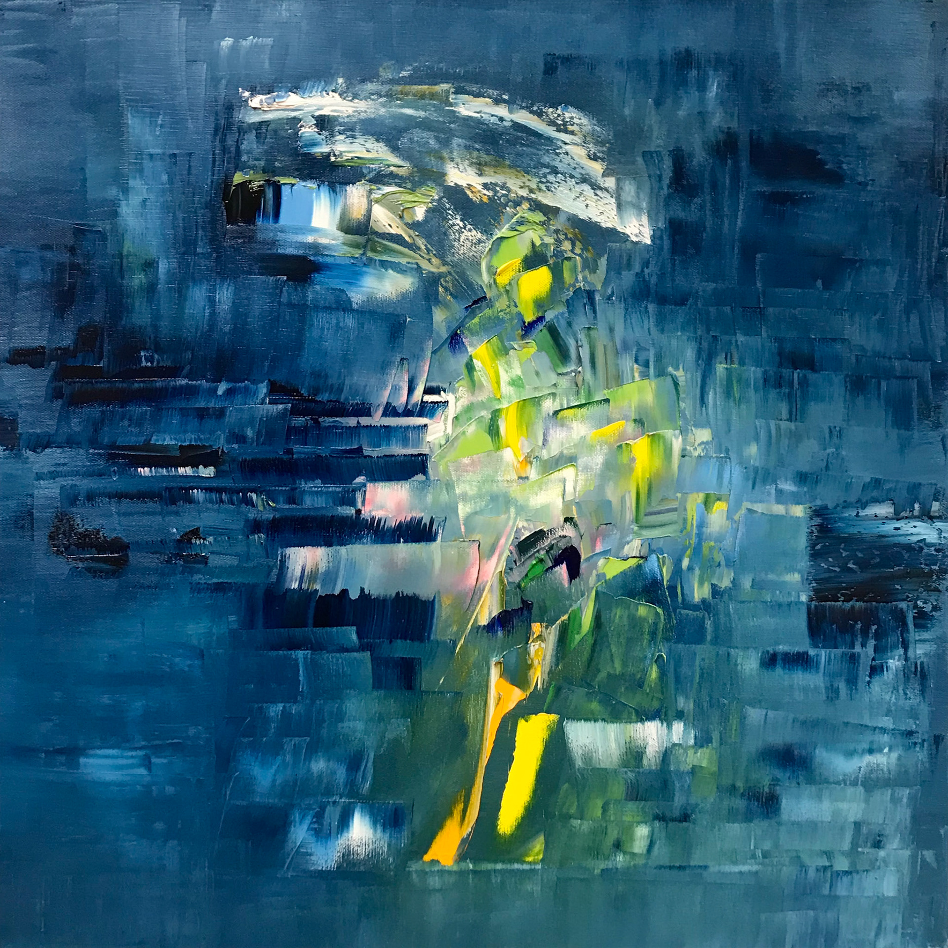 🟥 Moments: 8.III.19 (K.) "Hemingway" [24” x 24”]