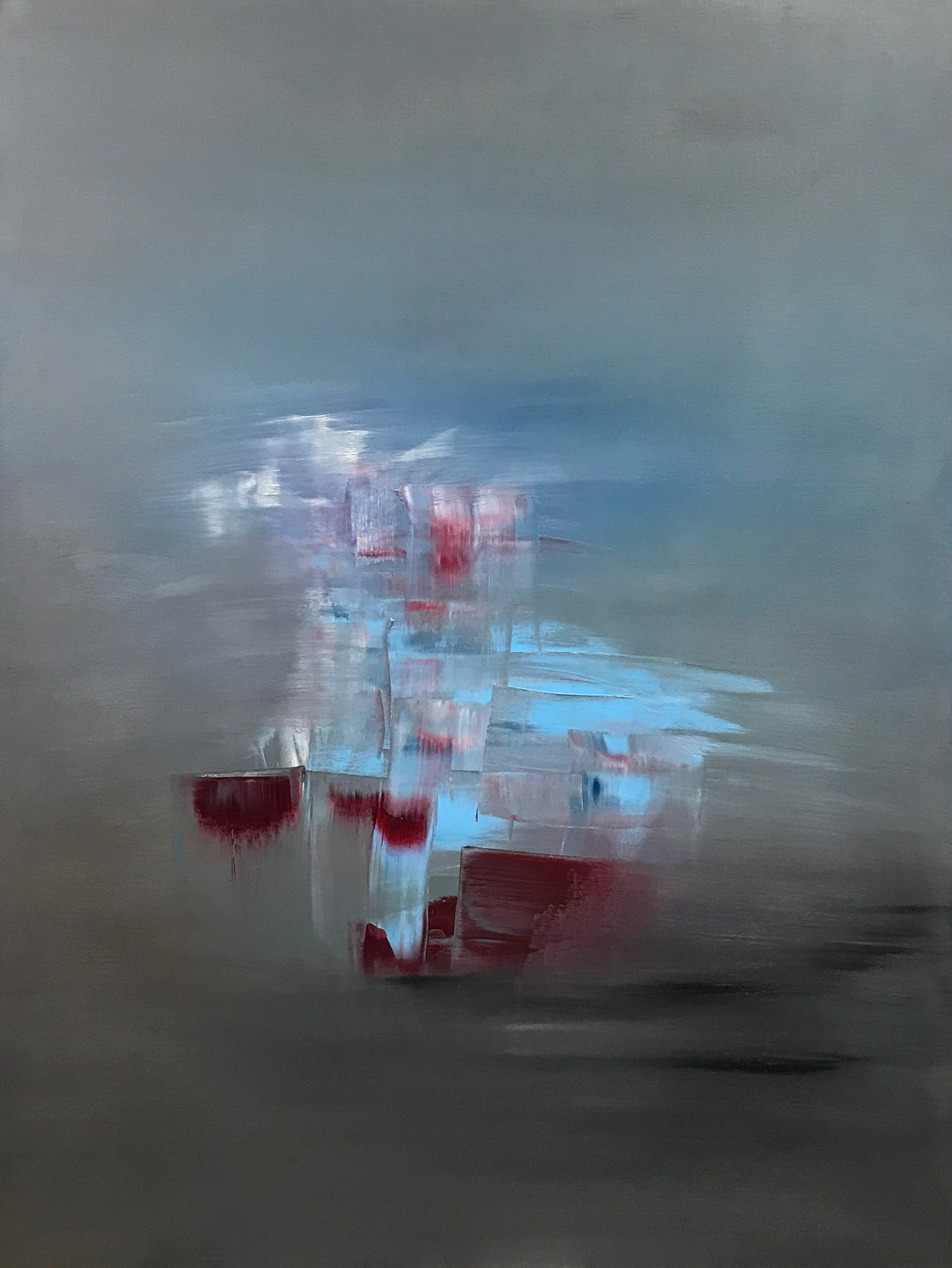 🟥 Moments: 17.III.19 (C.O.) "The Chase" [48” x 36”]