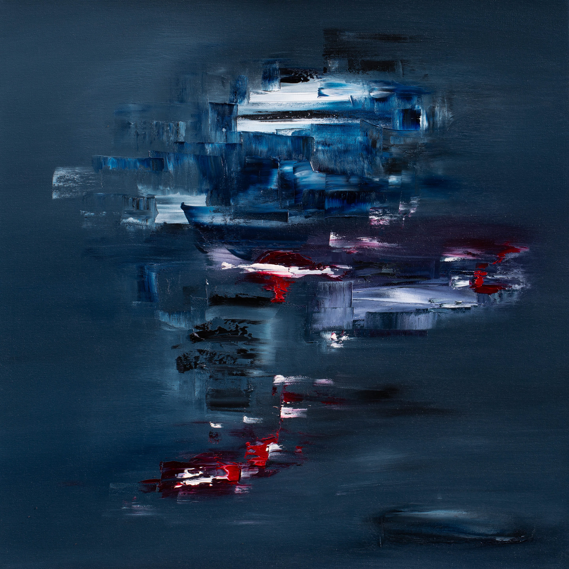 🟥 Monoliths in Motion III [24” x 24”]