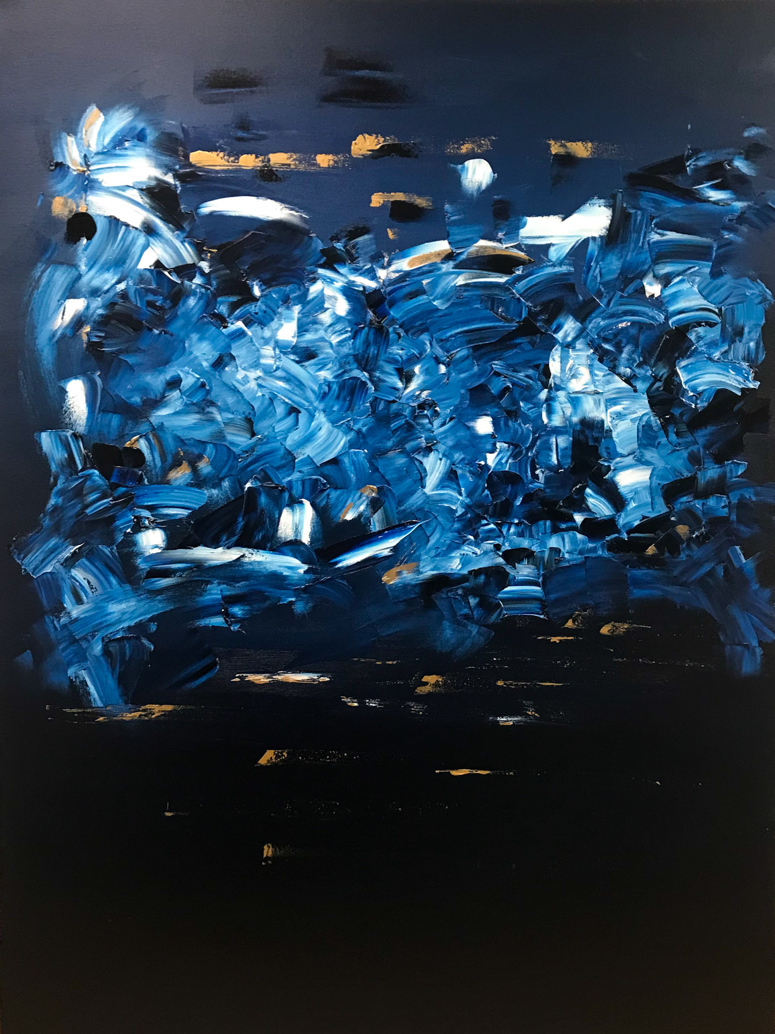 🟥 Blue No. II (K.) [48” x 36”]