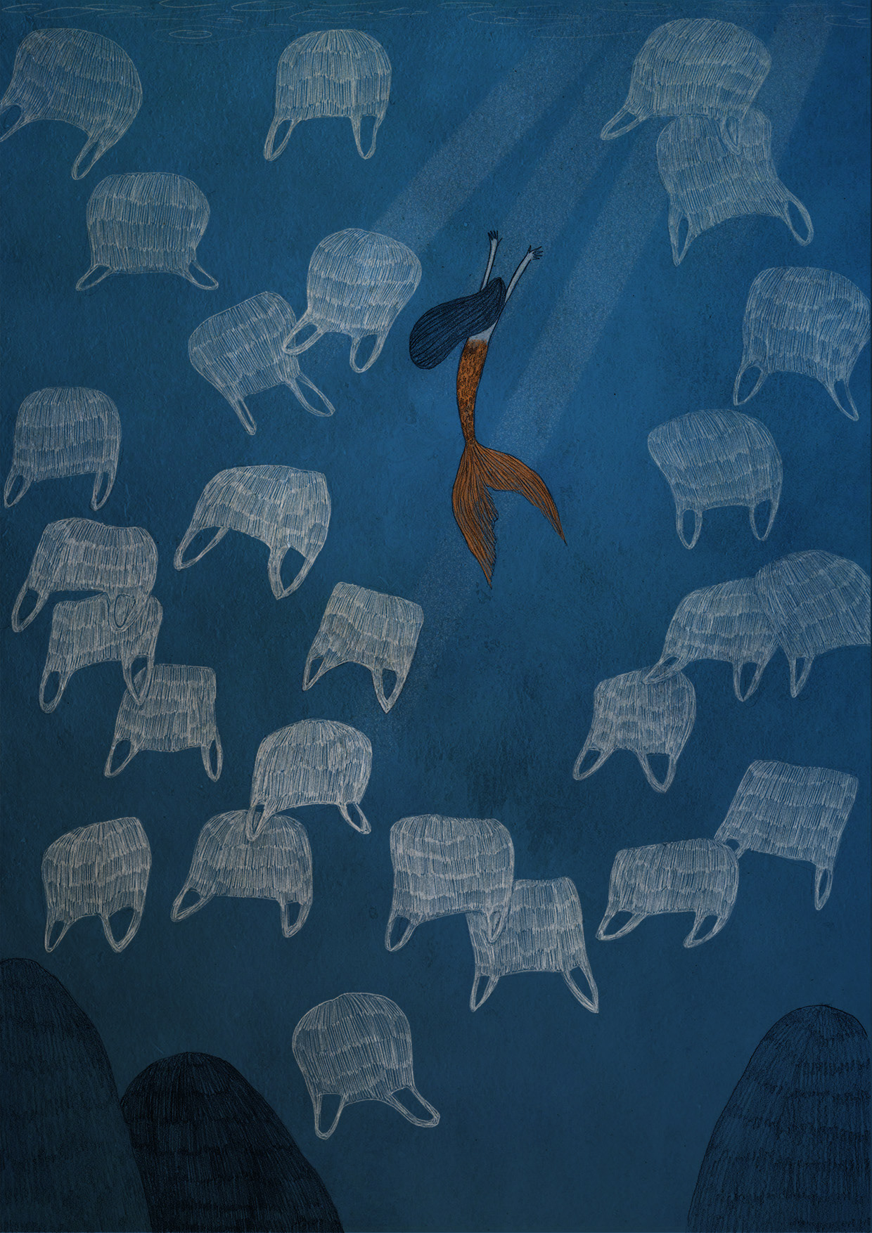 Nowadays Fairytales - Finalist illustration of the Bologna Children's Bookfair 2021