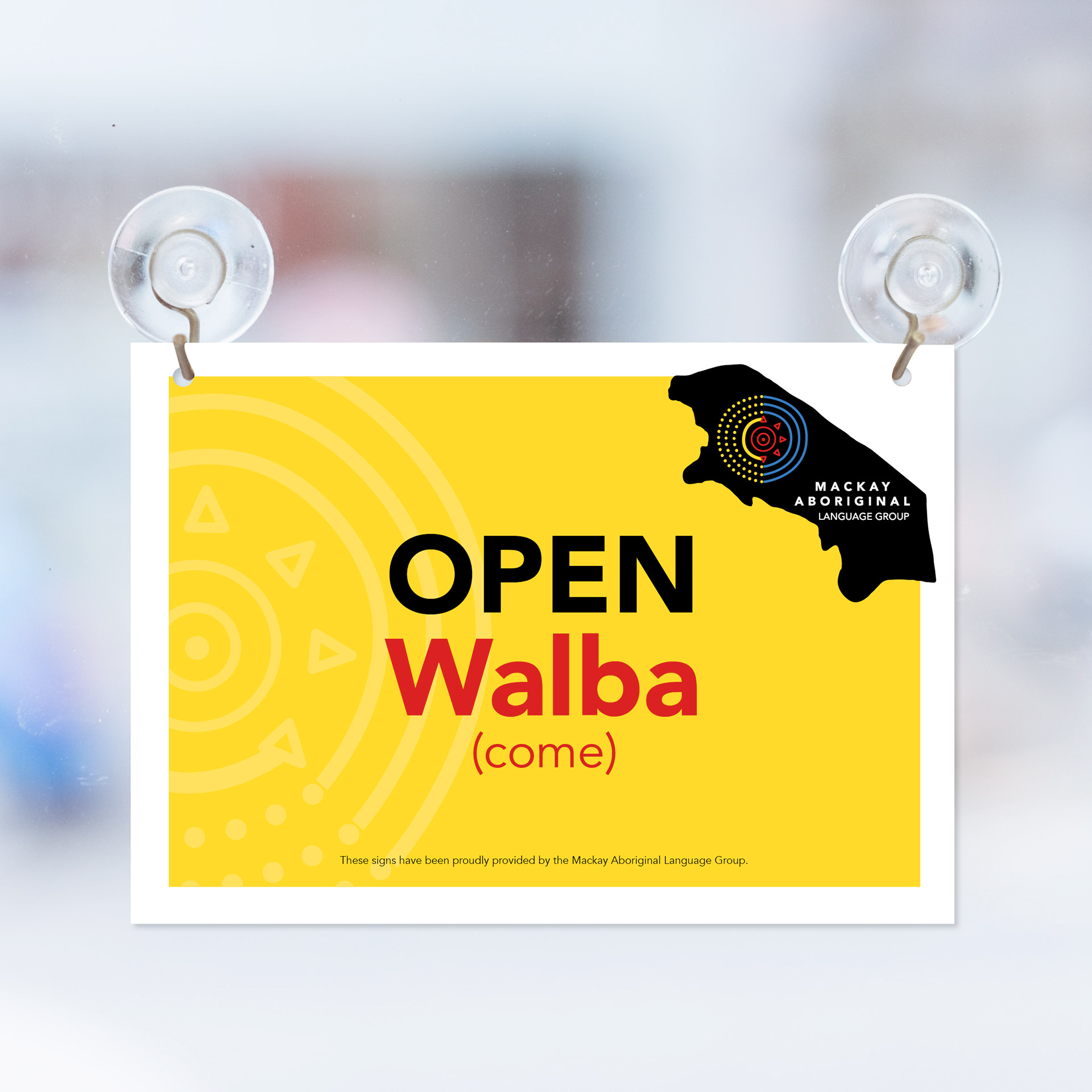 Mackay Aboriginal Language Group - Retail Signage