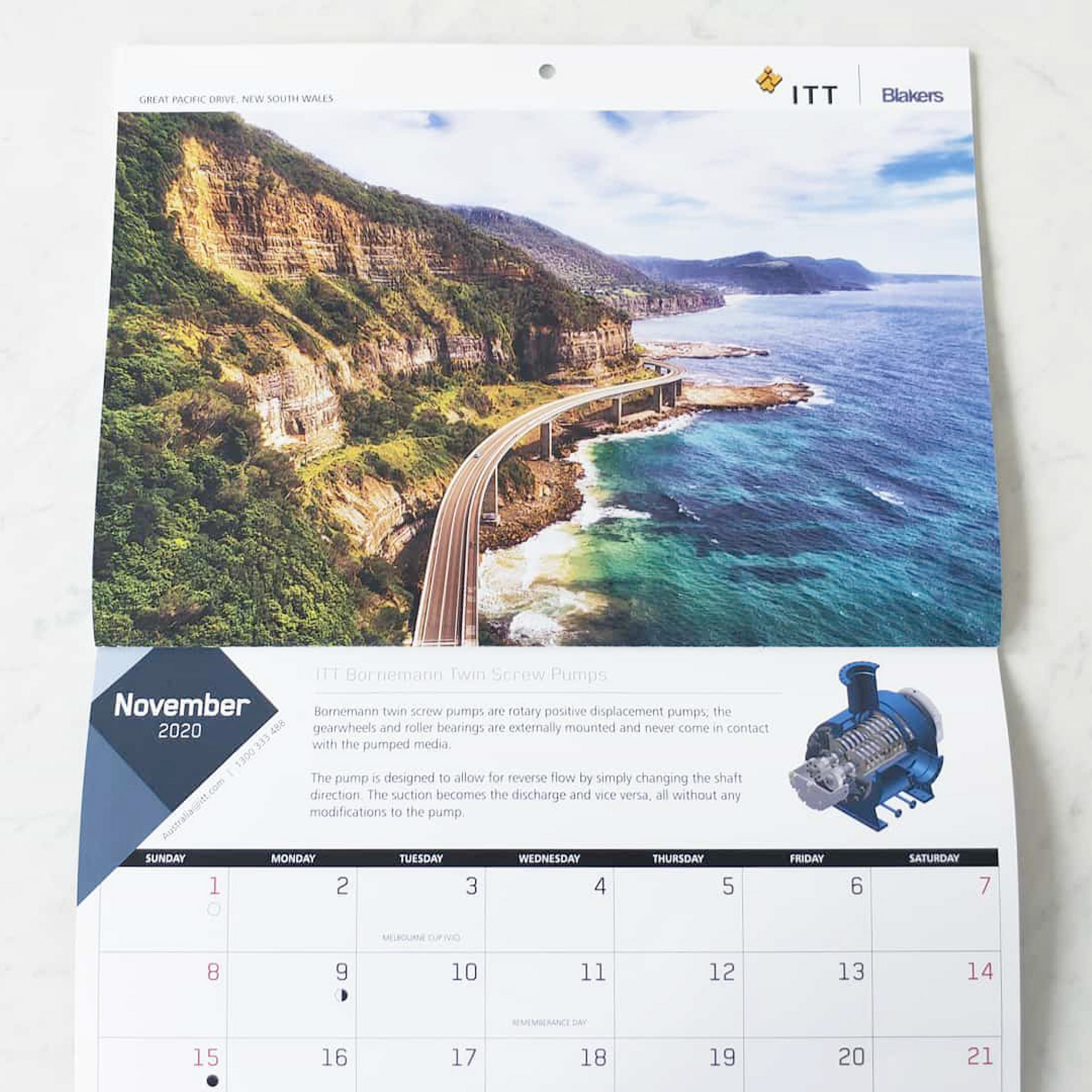 ITT Blakers - Annual Calendar