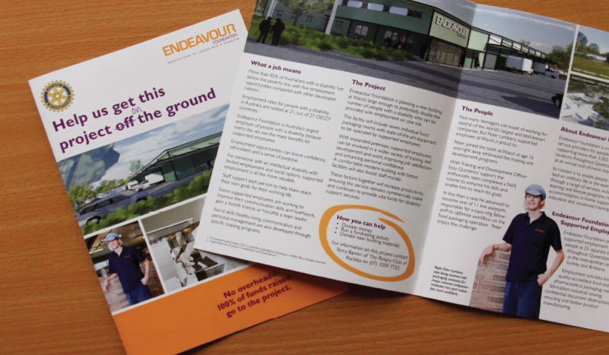 Endeavour Foundation & Rotary - Joint Building Project