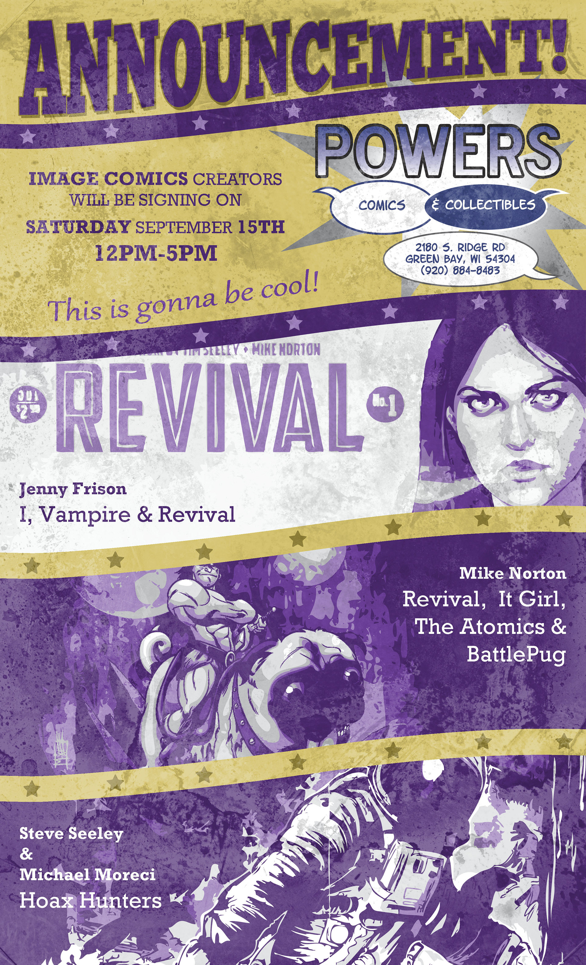 Flyer/social media for a business event