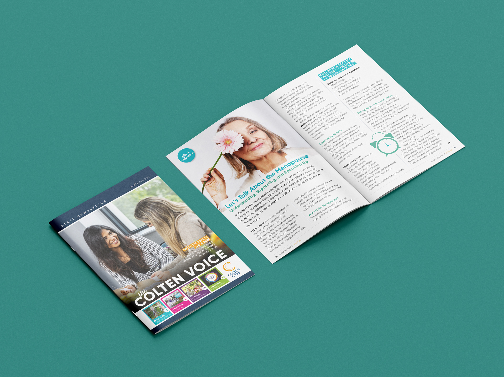 Colten Care employee magazine