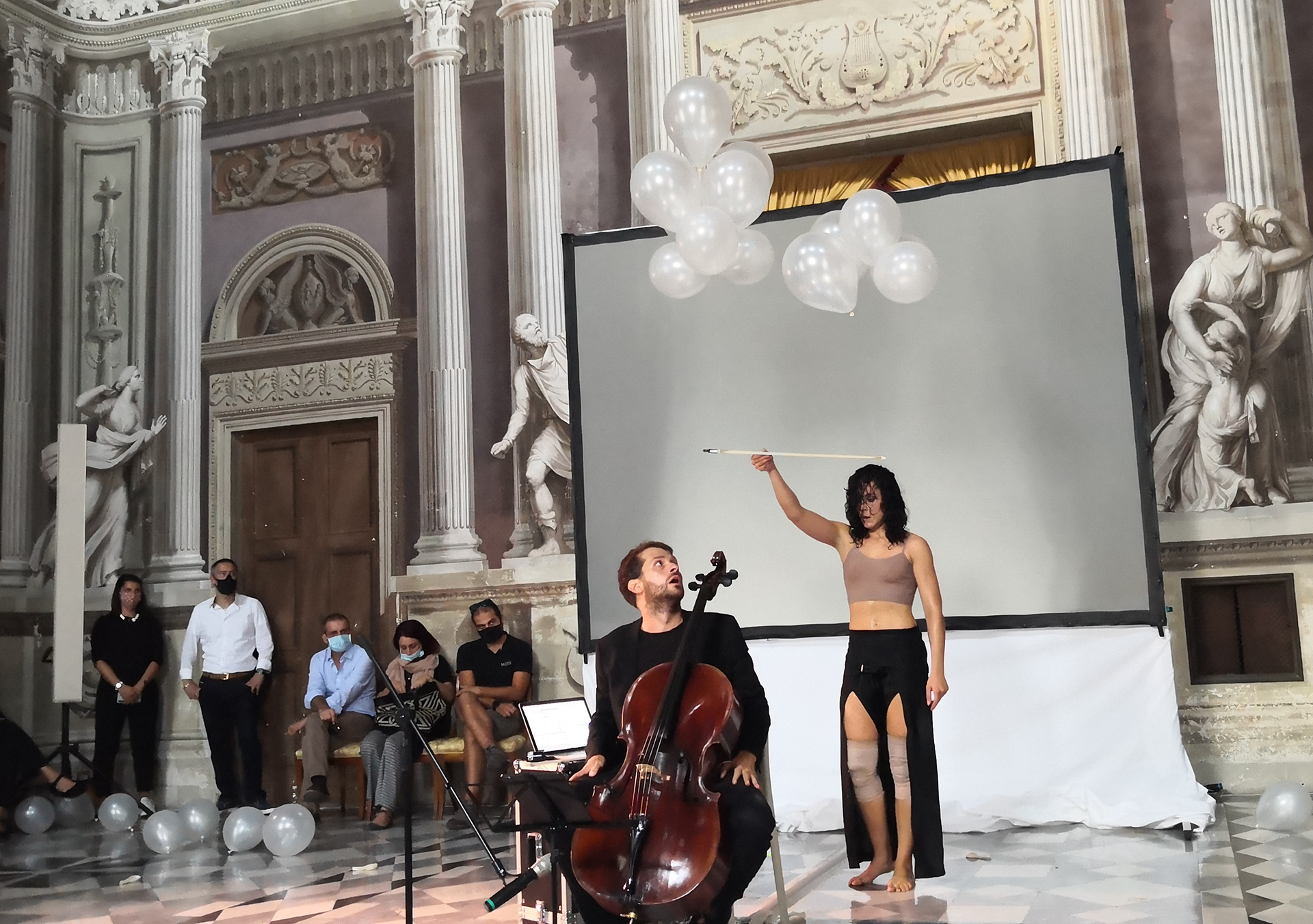 Premiere at Royal Castle of Govone, Art Site Fest 2020, Italy.
