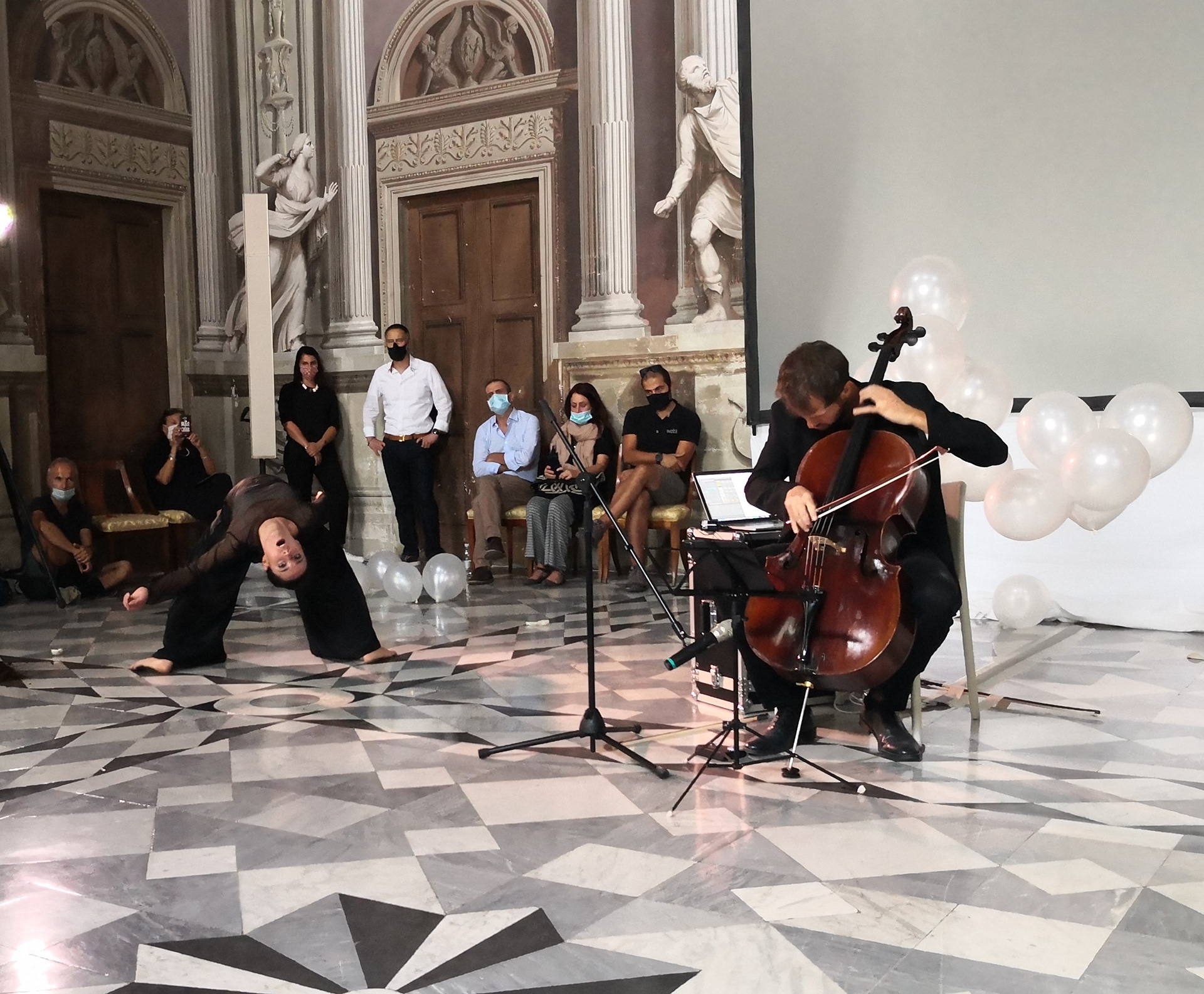 Premiere at Royal Castle of Govone, Art Site Fest 2020, Italy.