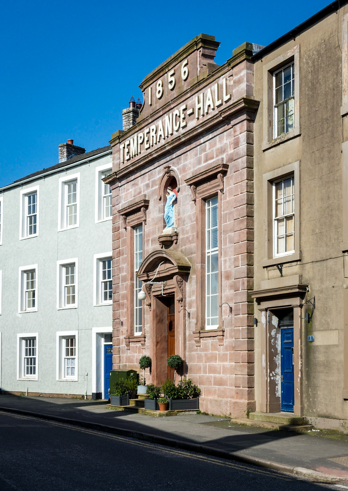 An old temperence hall sits waiting.