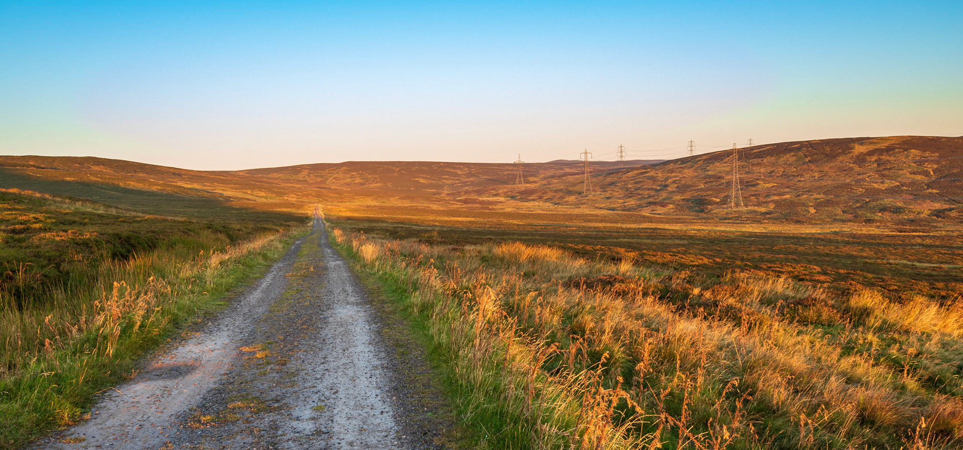 15 minutes after sunrise in the moorland area of Clyde Muirshiel Regional Park further on from the visitors centre.