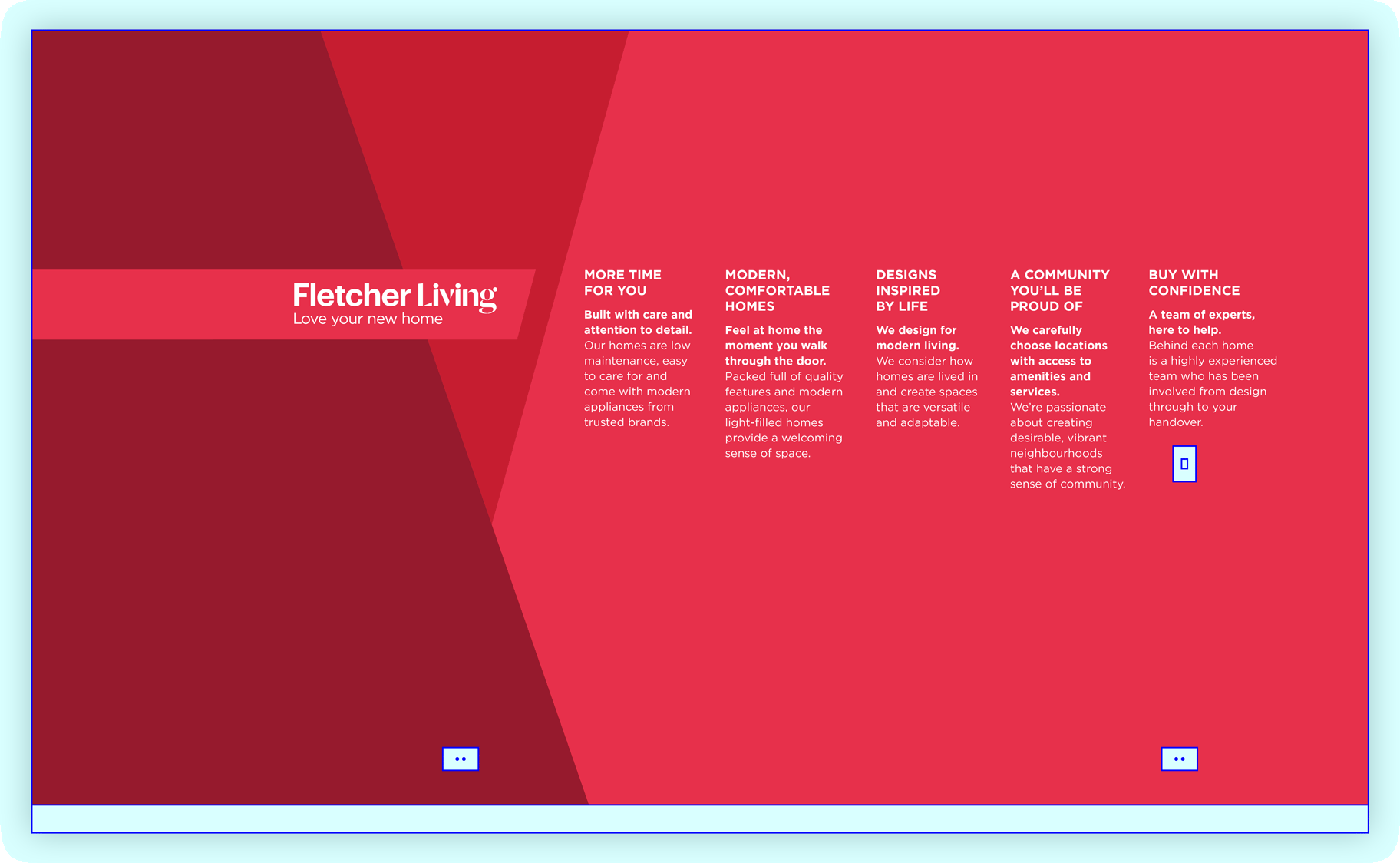Fletcher Living sales suite wall G artwork