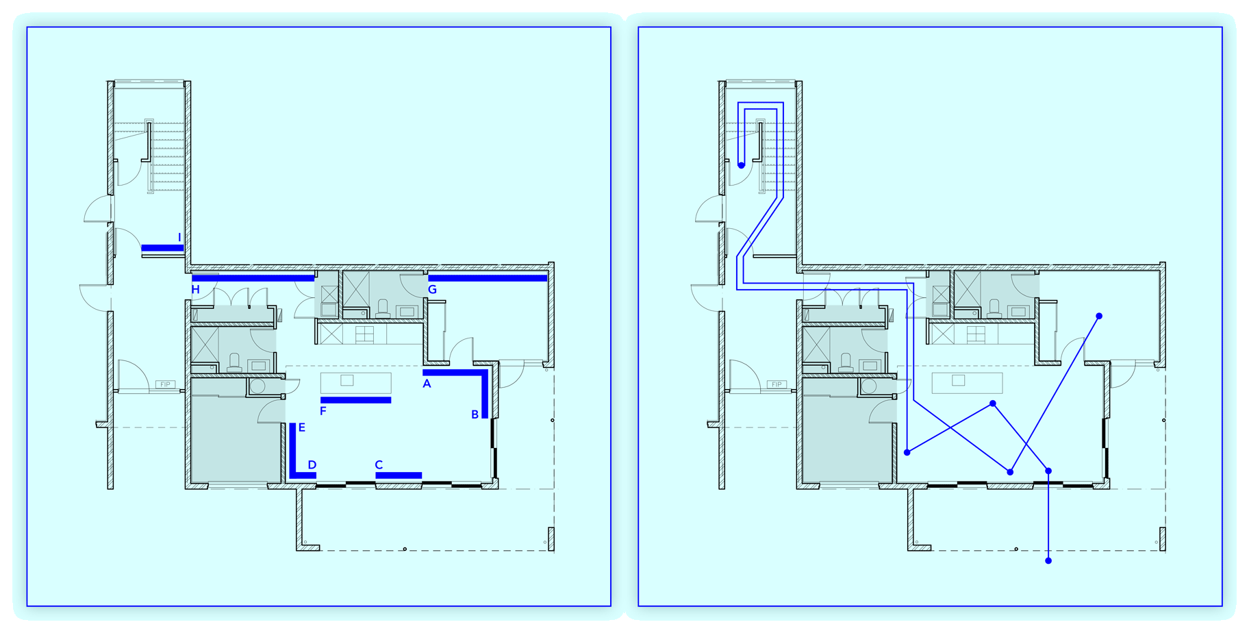 Fletcher Living sales suite surfaces and route plans