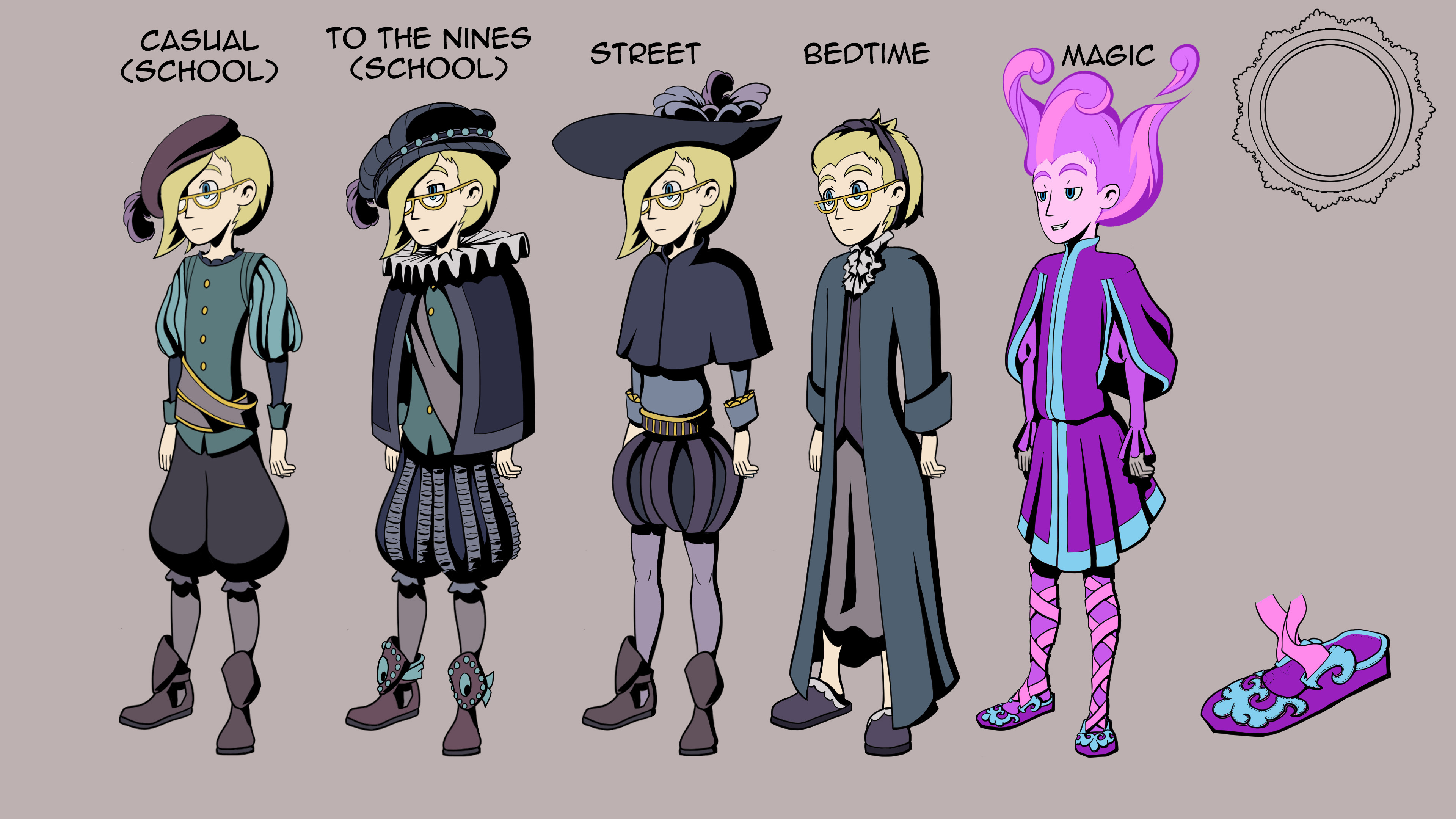 Alternative Outfits for Antoine