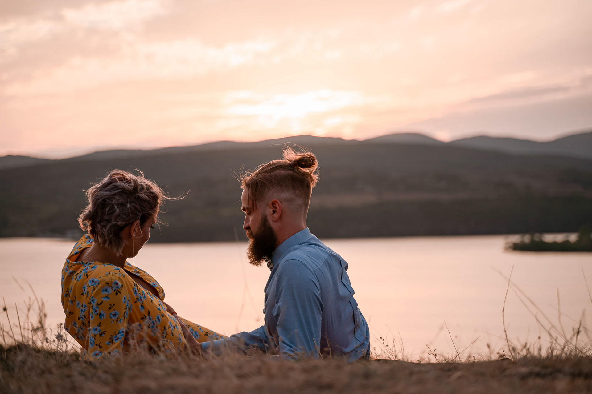 "Полегнал" портрет