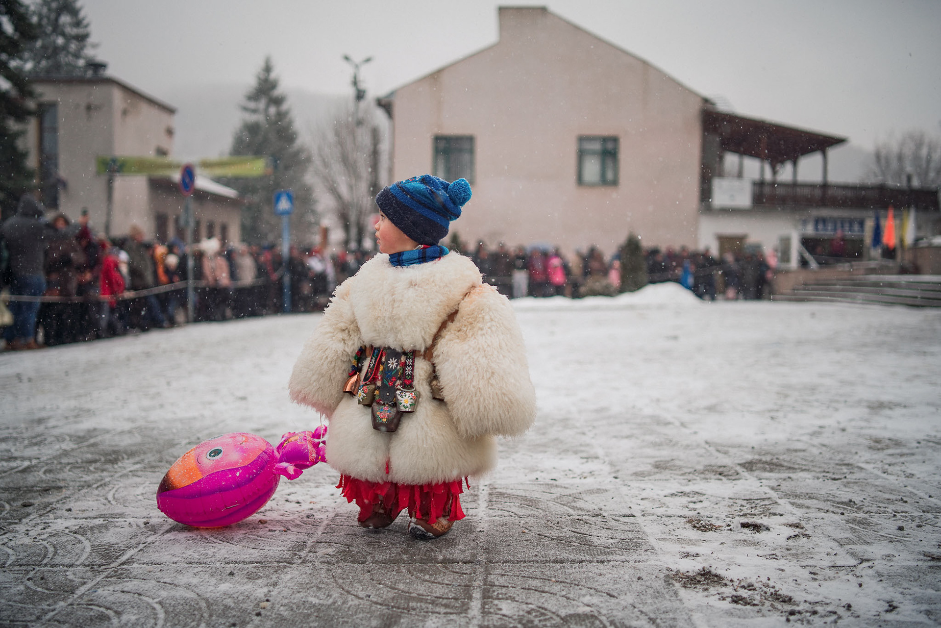 Детска фотография на малко коледарче