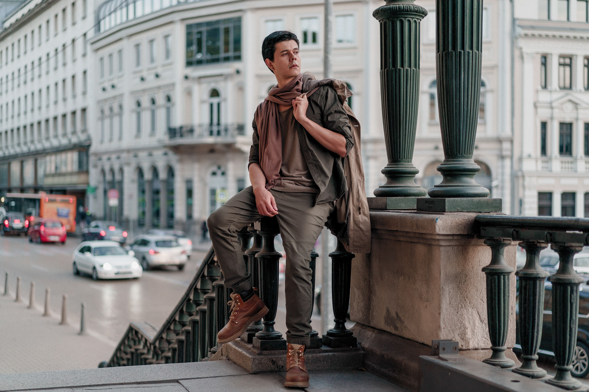 Кадър от портретна фотосесия на Александър