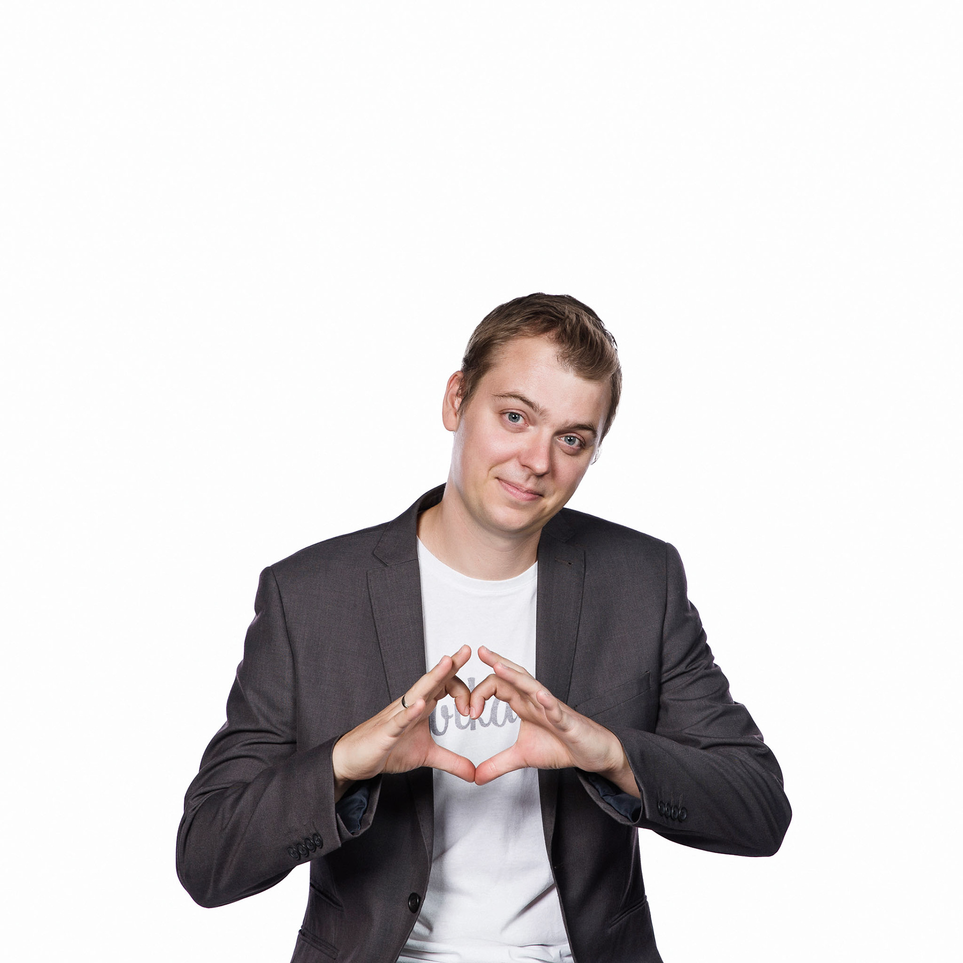 Корпоративен портерт на бял фон