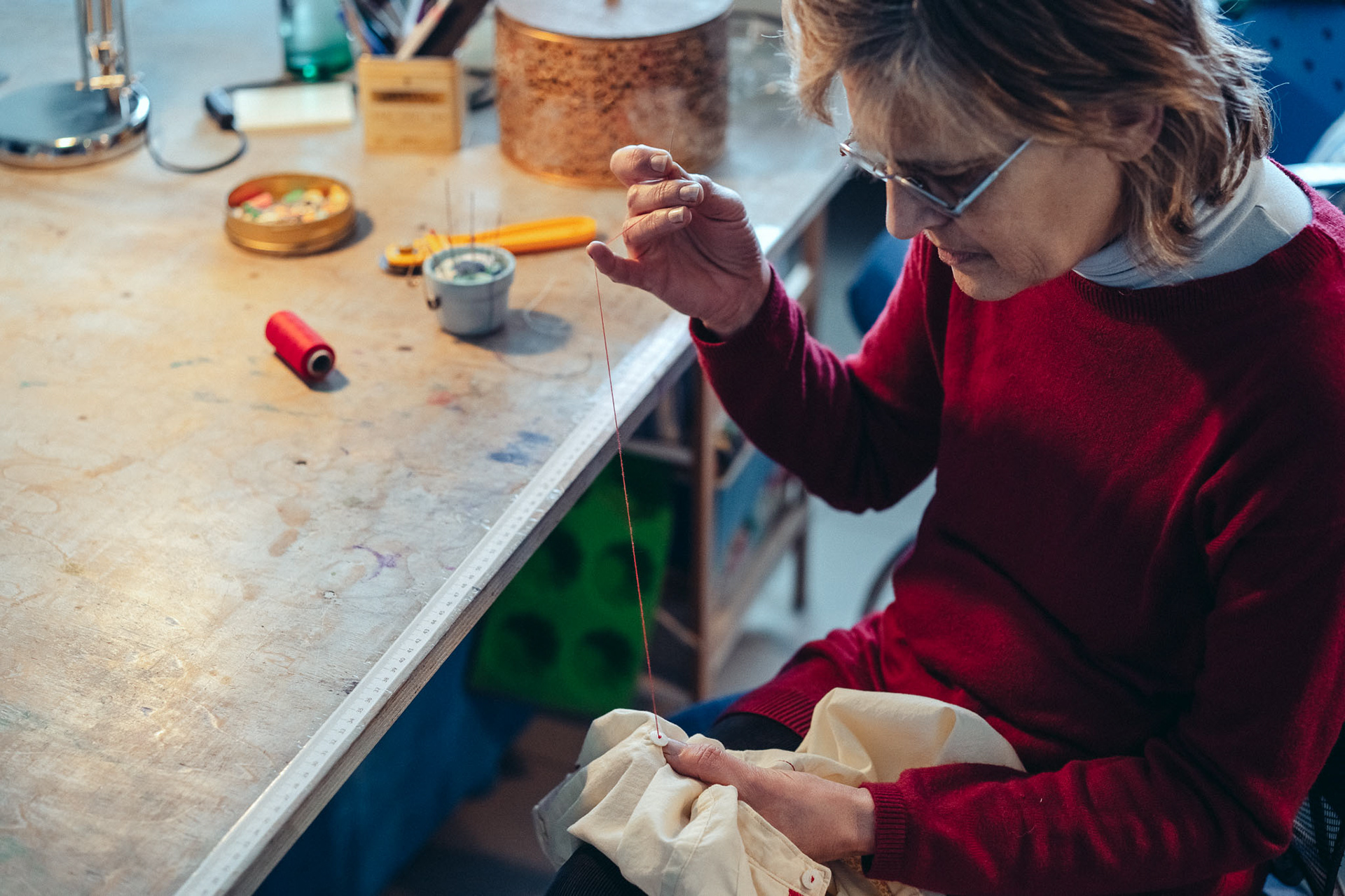 Да зашием копчетата