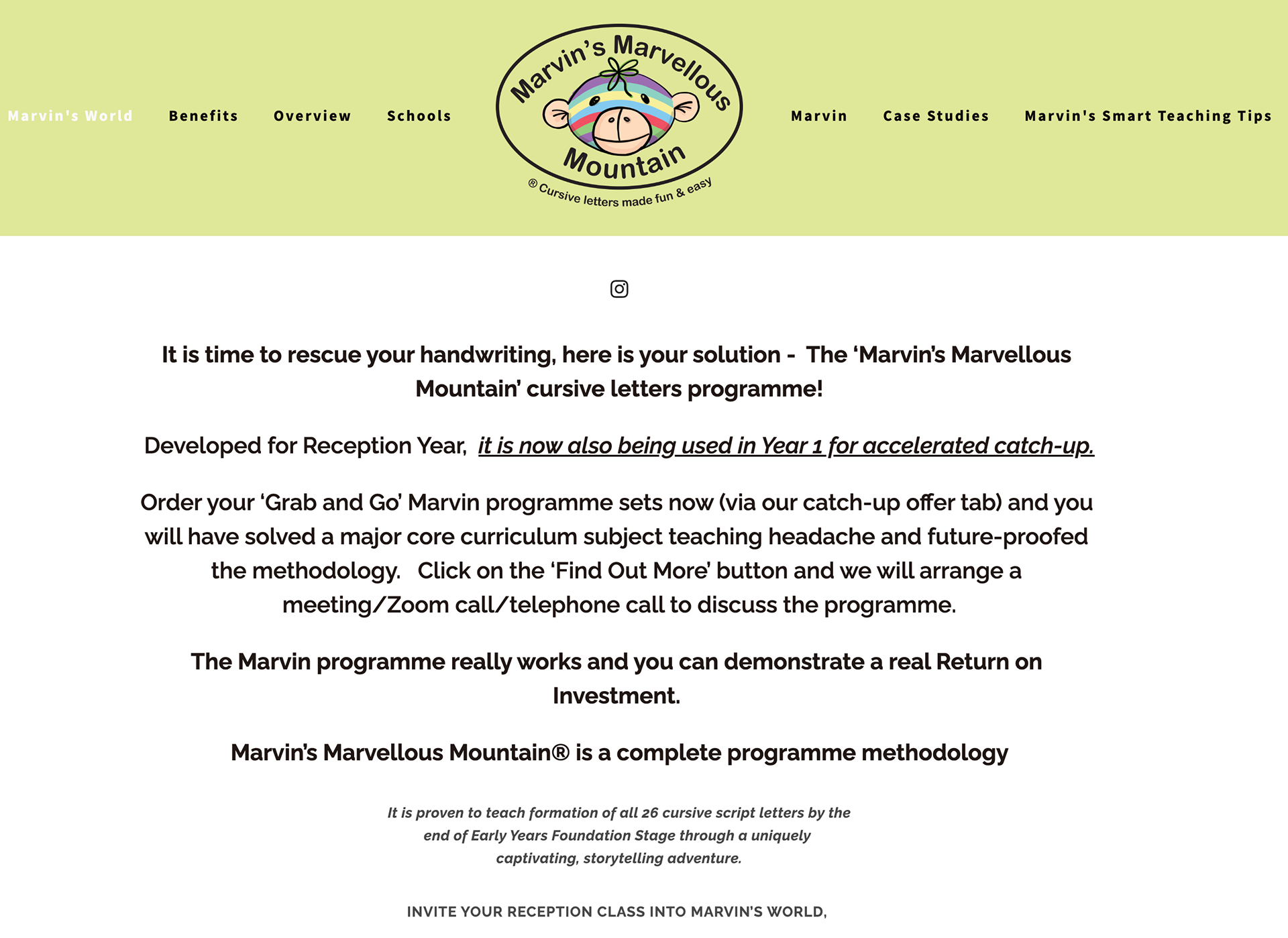 Just the Basics Customer Review - Marvin's Cursive Letters