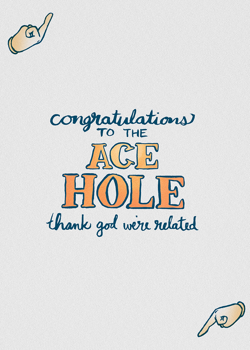 Inside of Ace Card