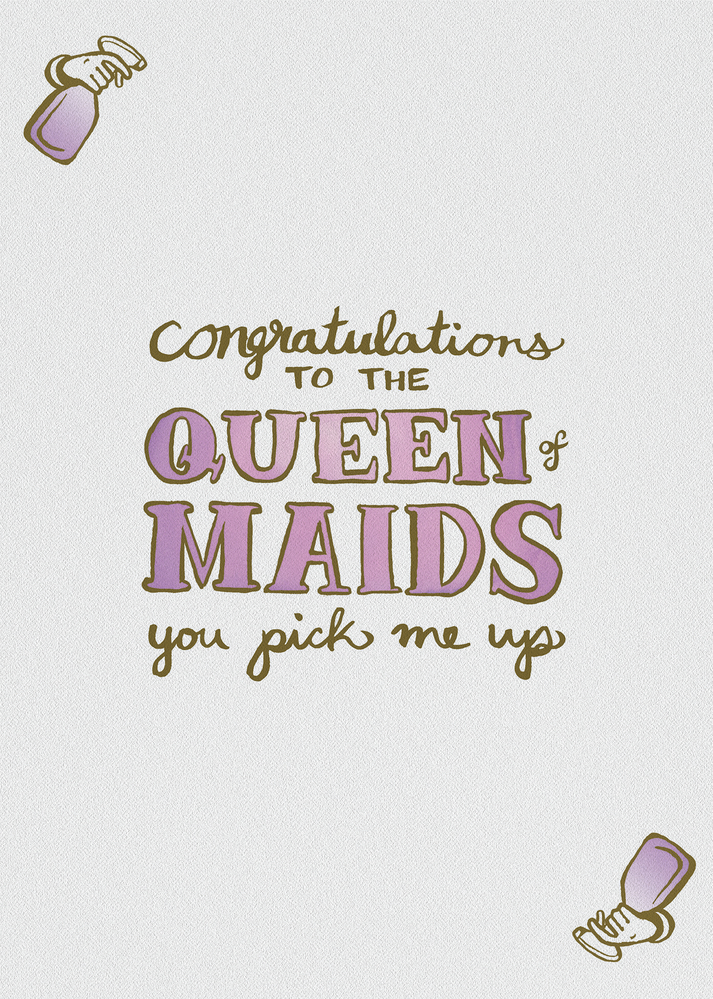 Inside of Queen Card