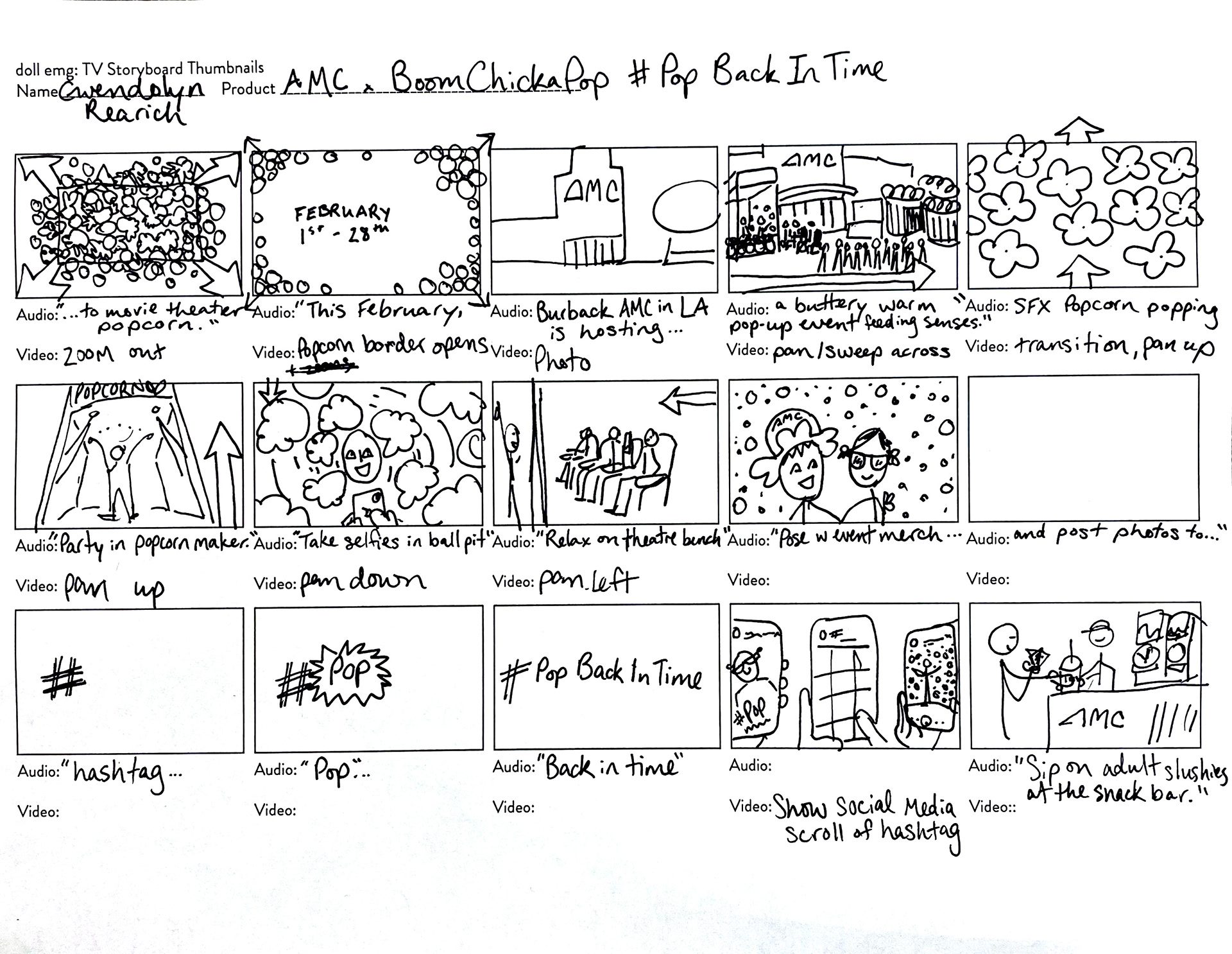 Commercial Storyboard 2