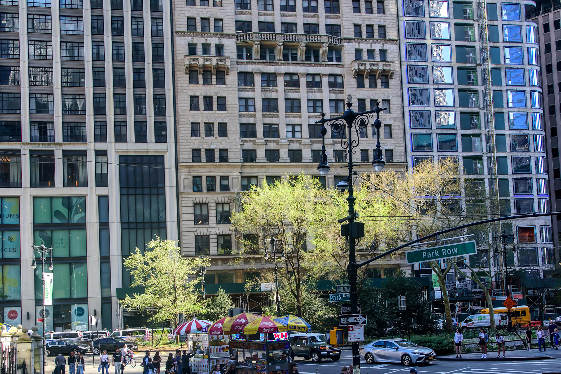 Broadway and Park Row