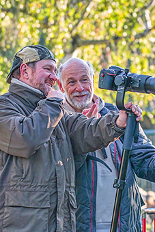 Ralph Lear talking with Alexei Russak