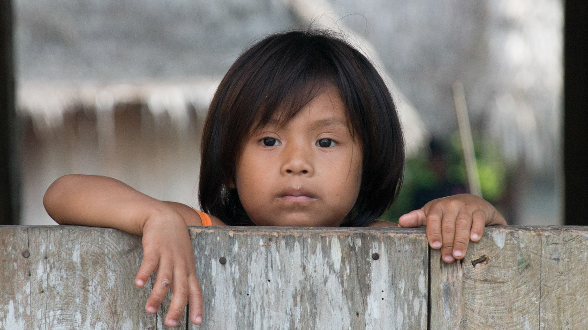 Child of the river. Amazon, Peru.