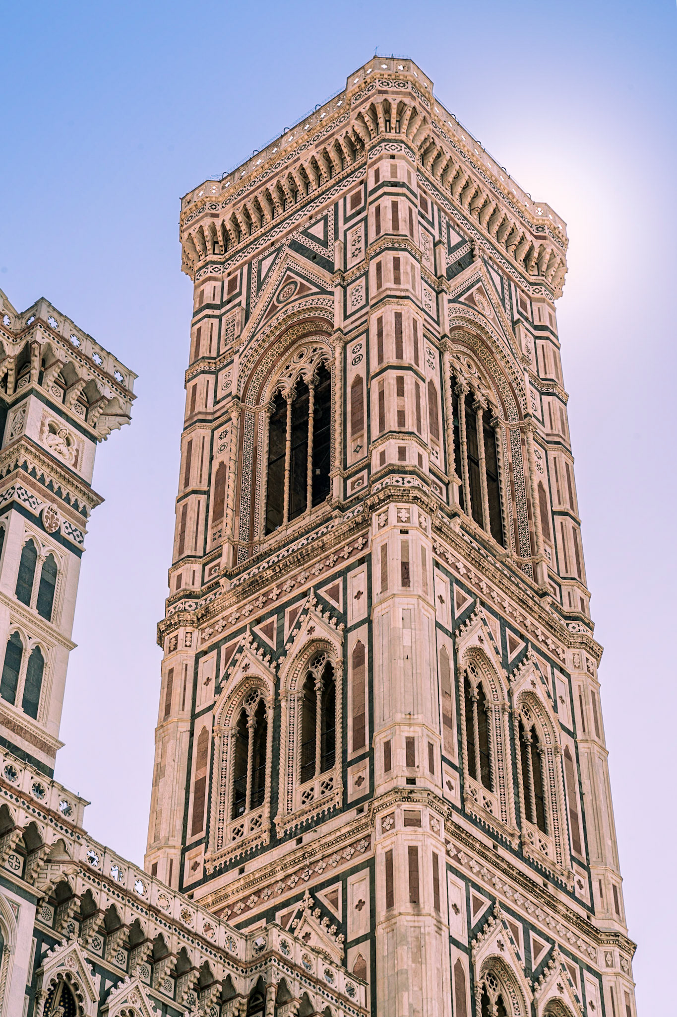 Campanile of Duomo.  Florence, Italy.