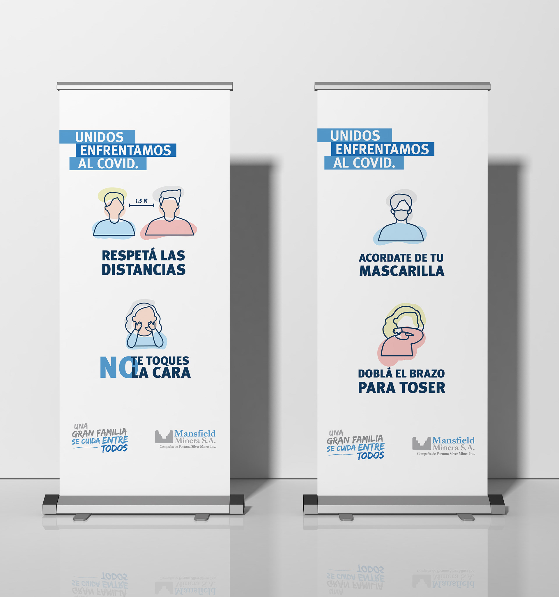 Standing banners