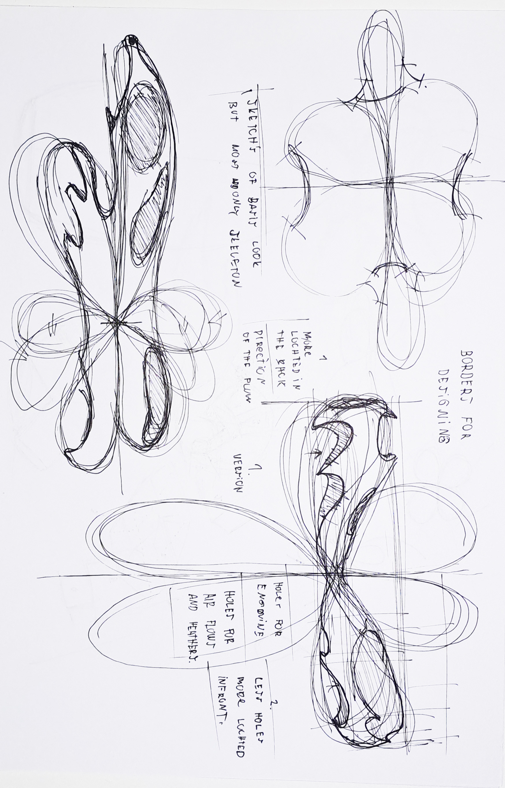 Sketch of the very first look of a luxury space ship.