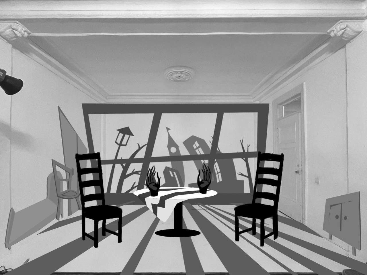 эскиз декорации