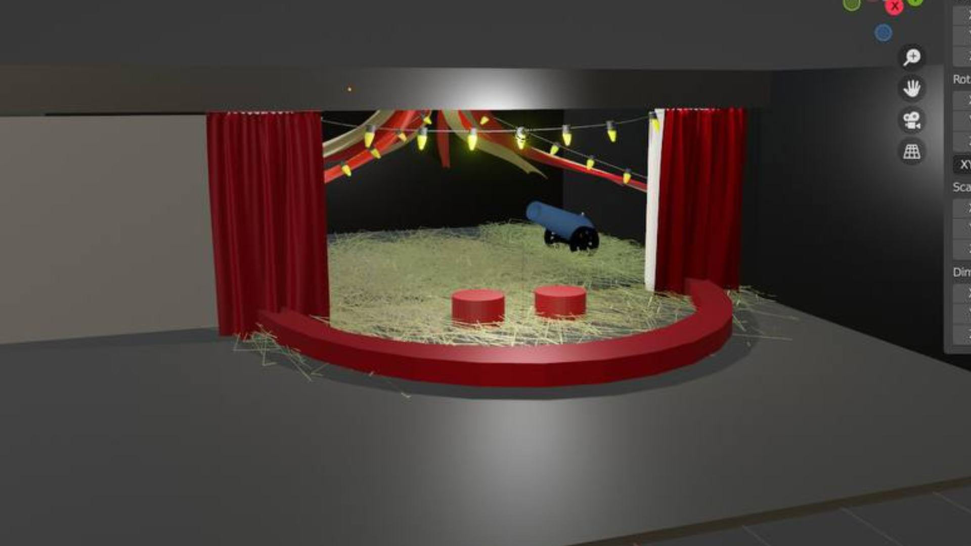 эскиз декорации