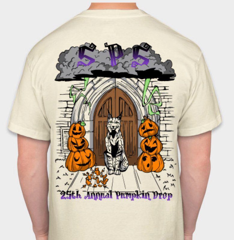 Previous year's t-shirt design (back)